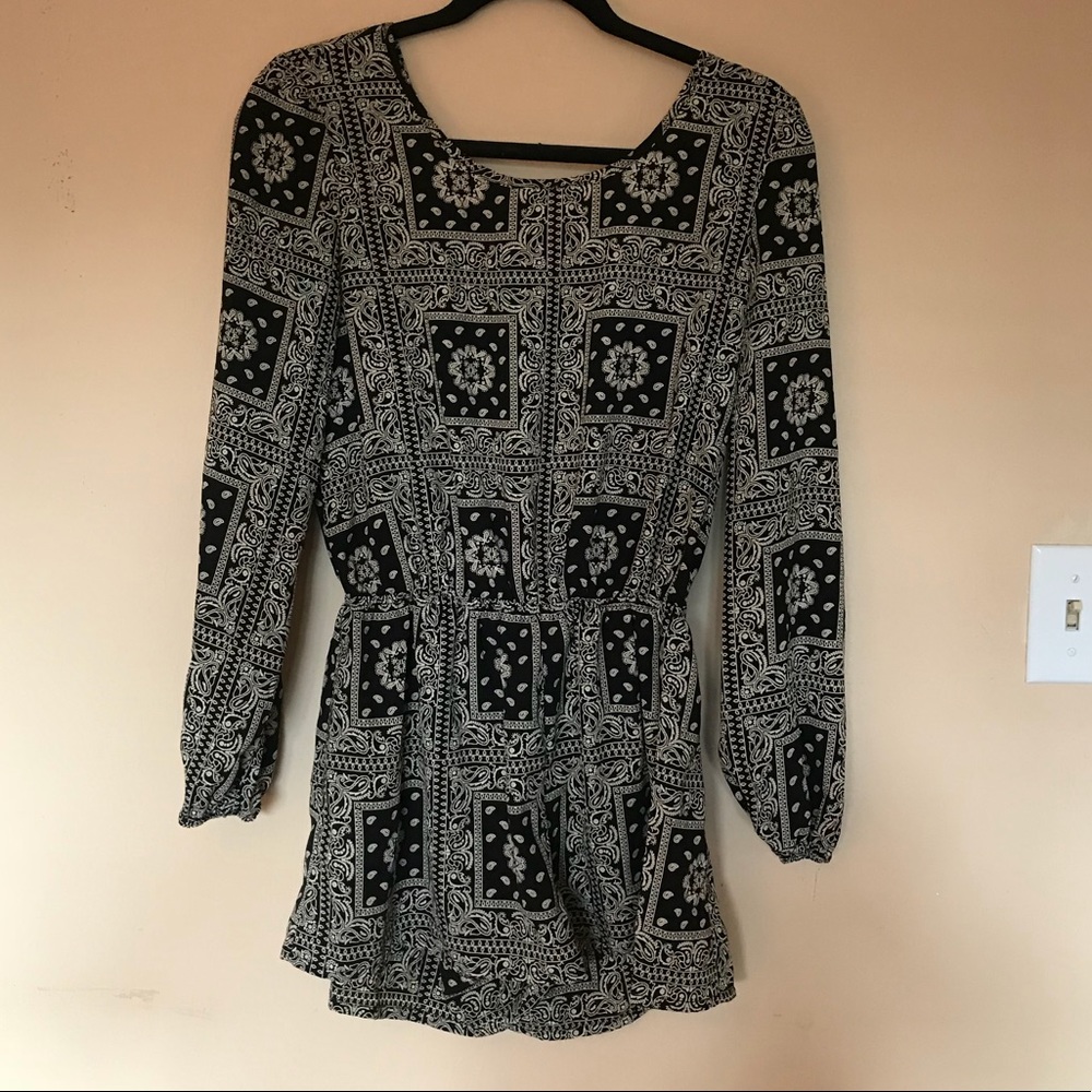 Patterned Romper - image 1